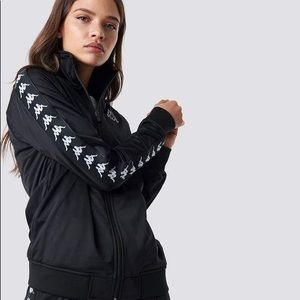 Kappa Black Zip Up Jacket